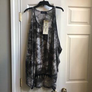 Tank style black/grey short dress Evil Twin brand